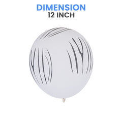 Animal Print Zebra Balloon