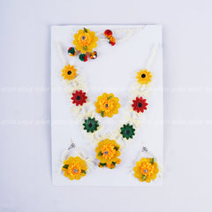 Artificial Flower Jewellery Set for wedding