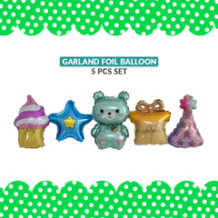 Garland Foil Balloon 5 Pcs Set