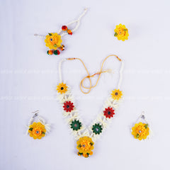 Artificial Flower Jewellery Set for wedding