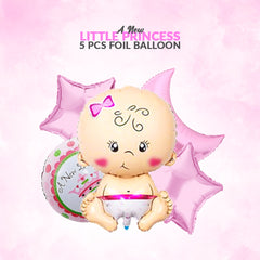 Its a Girl Foil Balloon Set