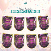Happy Birthday Bunting Banner - Ali Akbar decorations