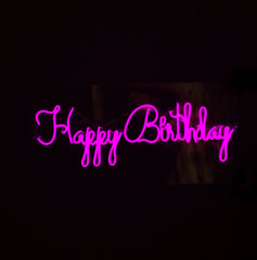 Happy Birthday Neon Sign