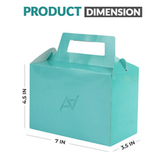 Pack of 10 - Sea green Goodie Boxes | Perfect for Parties & Events – Ali Akbar Decoration