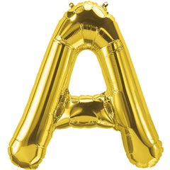 16-Inch "A" Letter Foil Balloon - ardor