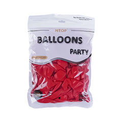Pack of 100 - 12 Inches Red Latex Balloon