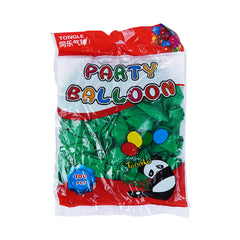 Panda Green Latex Balloon