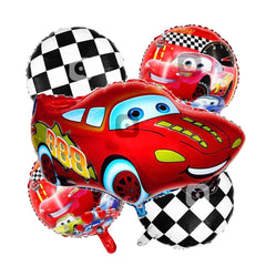 Pack of 10 - Car Foil Balloon - 5 pcs Set - Ali Akbar decoration