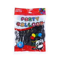Panda Black Latex Balloon