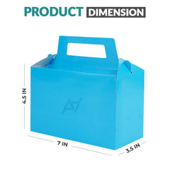 Pack of 10 - Standard blue Goodie Boxes | Perfect for Parties & Events – Ali Akbar Decoration