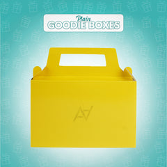 Pack of 10 - Standard Yellow Goodie Boxes | Perfect for Parties & Events – Ali Akbar Decoration