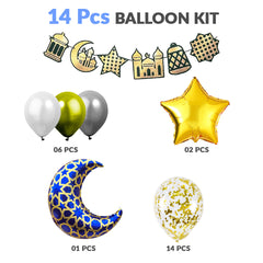 Ramadan Balloons Set