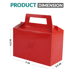 Pack of 10 - Red Goodie Boxes | Perfect for Parties & Events – Ali Akbar Decoration