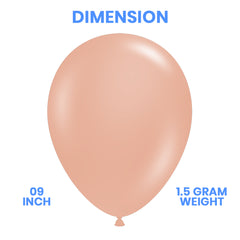 Kaiyue Peach Color Latex Balloon