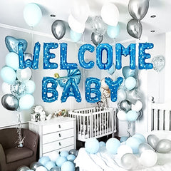 Welcome Baby Foil Balloon Set