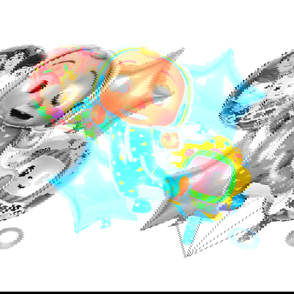 5 Pcs Cocomelon Foil Balloon Set - ardor