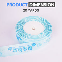 Printed Ribbons Its a Boy 20 Yard