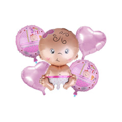 5 pcs baby Foil Balloon Set - ardor