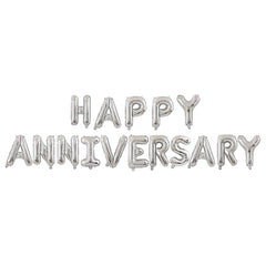 Anniversary Foil Balloon Silver Color - ardor