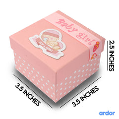 Baby Girl - 250 Grams Birth Announcement Mithai Boxes - ardor