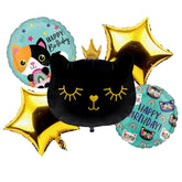 Cat 5 Pcs Foil Balloons