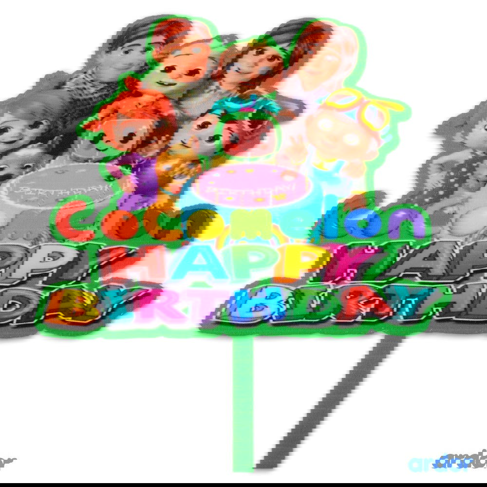 Cocomelon Theme Cake Topper - ardor