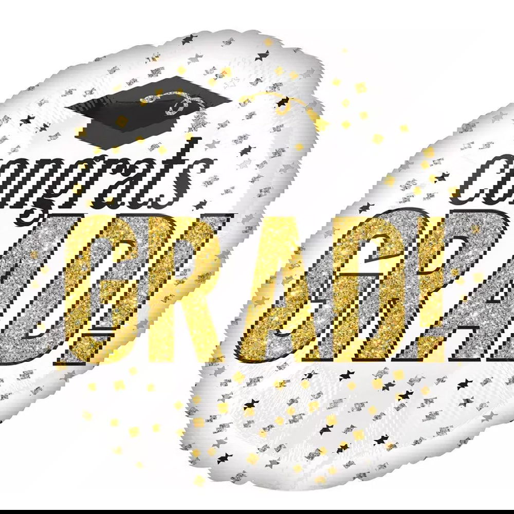 Congrats Grad! Round Foil Balloons - ardor