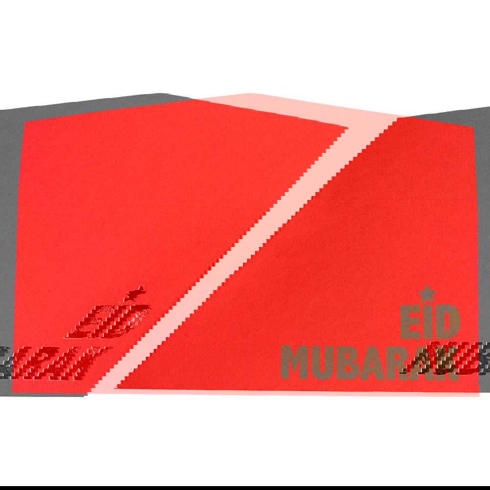 Fluorescent Red Eid Envelopes - ardor