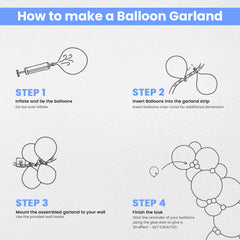 Pack of 100 | Macaron Balloons Kit Garland | for Baby Shower, Birthday & Other Party Decor - ardor