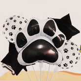 Panda Feet Foil balloons 5 Pcs Set