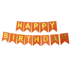 Plain Happy Birthday Bunting Banners - ardor