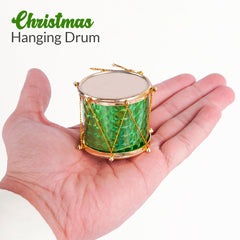 Small Hanging Drum 12 Pcs for Christmas Tree Decor - ardor