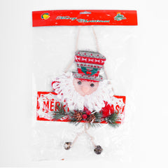 Snow Man & Santa Claus 1 Pcs Hanging for Christmas Party Decor - ardor