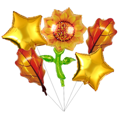 Sunflower 5 Pcs Foil Balloons Set - ardor