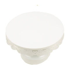 White Small Cake Stand - ardor