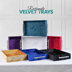 Set of 2 – Velvet Trays for Gifting & Wedding