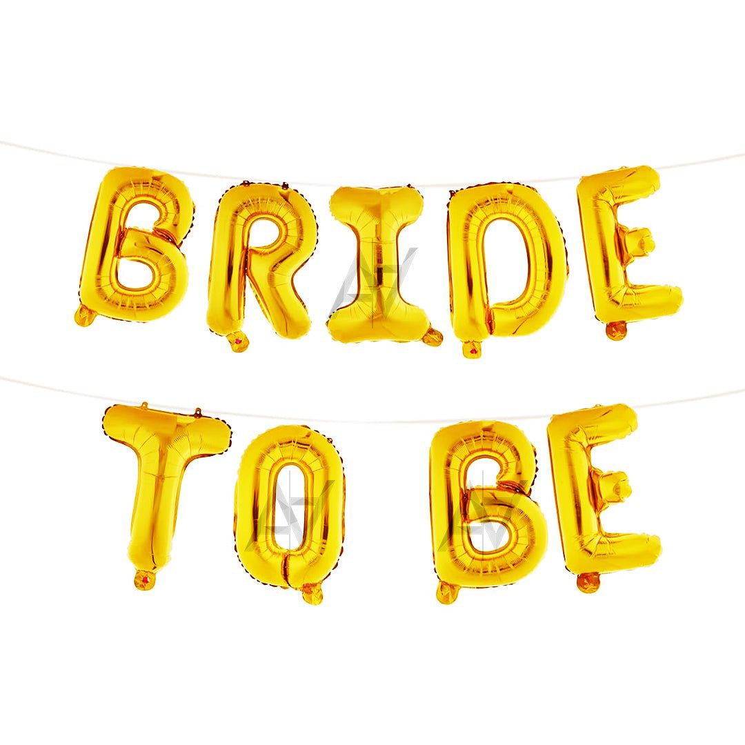 Bride To BE Foil Balloons Set