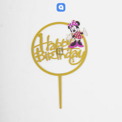 Happy Birthday Acrylic Cake Topper