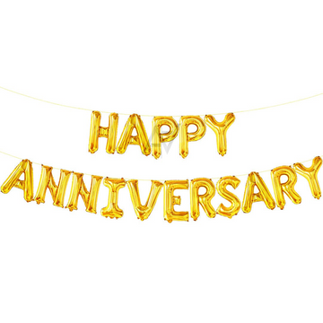 Happy Anniversary Foil Balloons Set - Aliakbardecoration