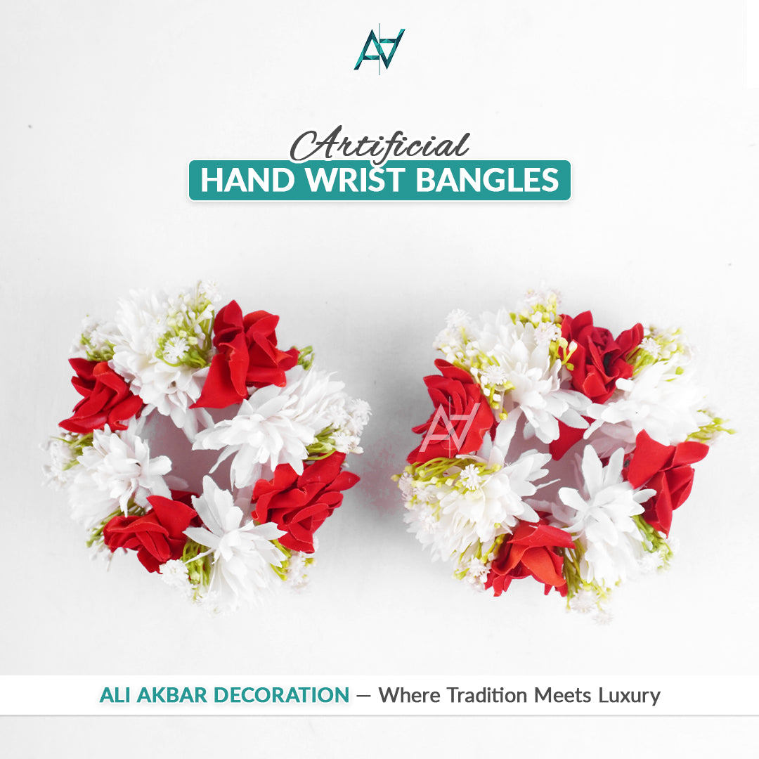 Artificial Hand Gajray Bangles 2 pc pair