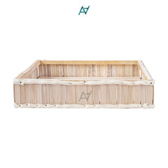 Wooden Square Storage Basket for Home or Gifting