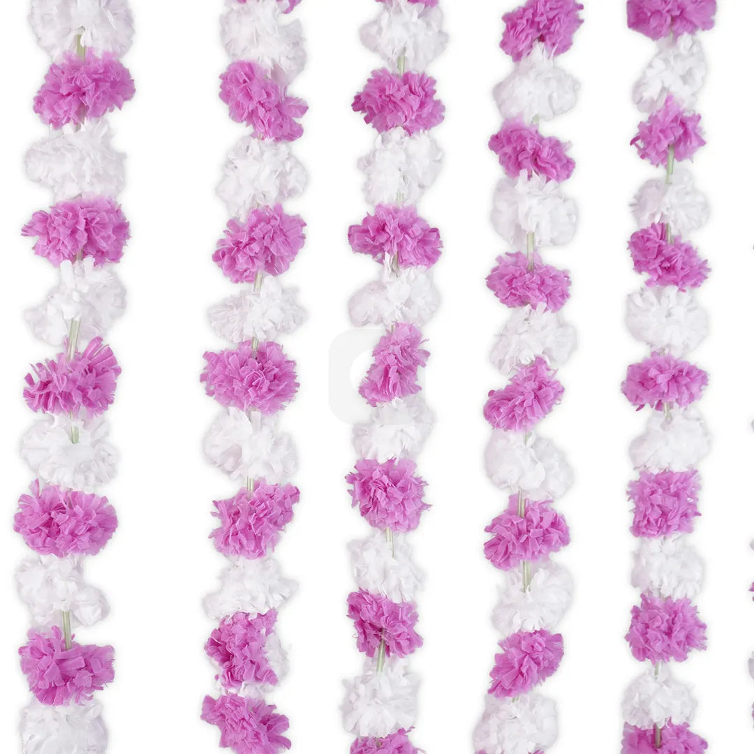 Pom Pom Garland - Lari for Mehndi Mayon Dholki Decoration - Aliakbardecoration
