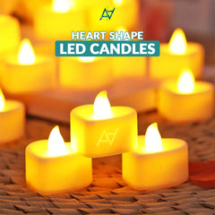 Heart Shape Led Candles