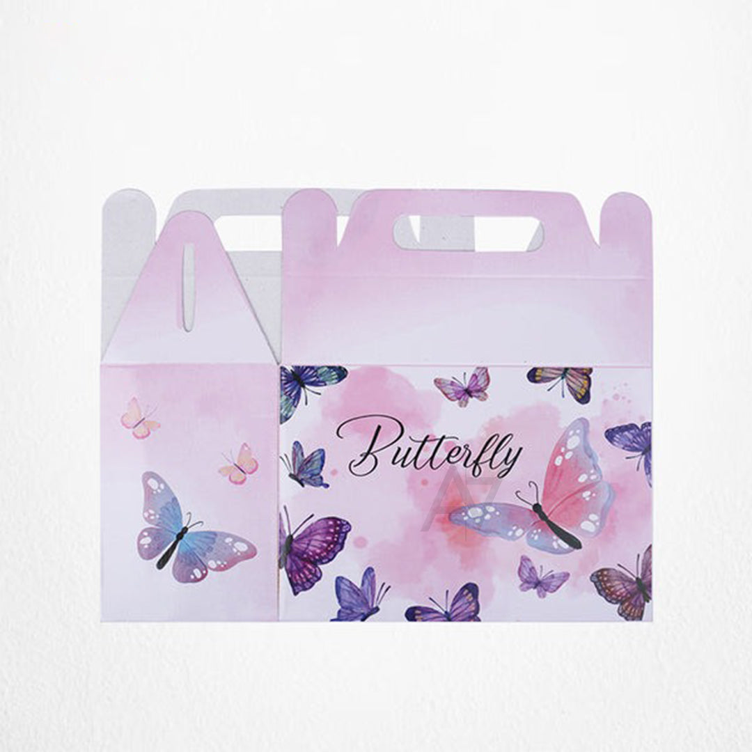 Pack of 10 - Butterfly Theme Goodie Boxes - Ali Akbar Decoration - Aliakbardecoration