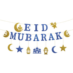 Eid Mubarak hanging banner kit
