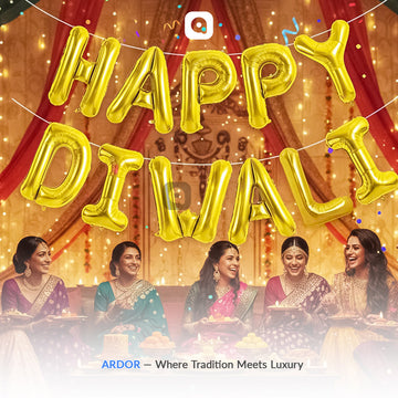 Happy Diwali Foil Balloon Set