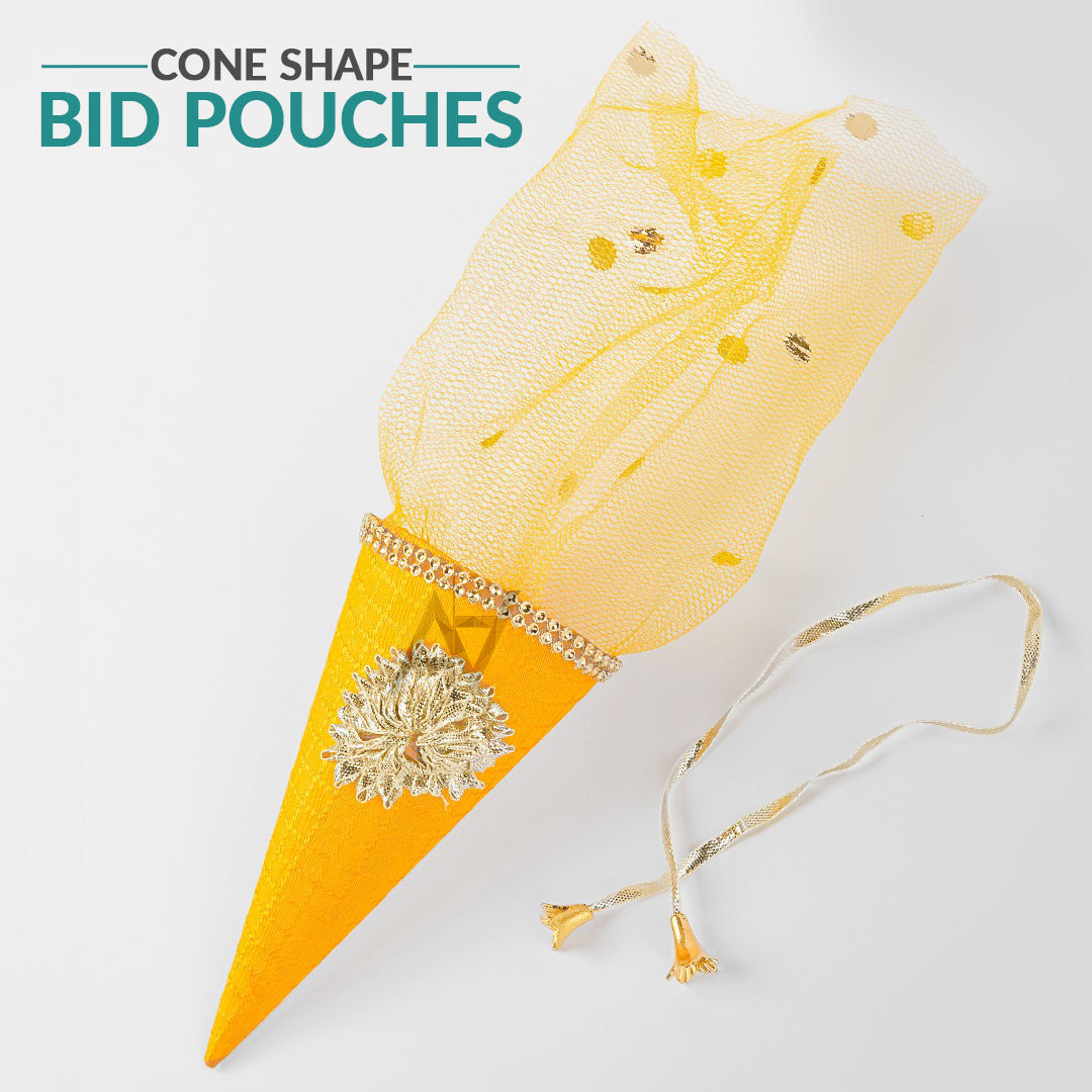 Cone Shape Nikkah Pouches
