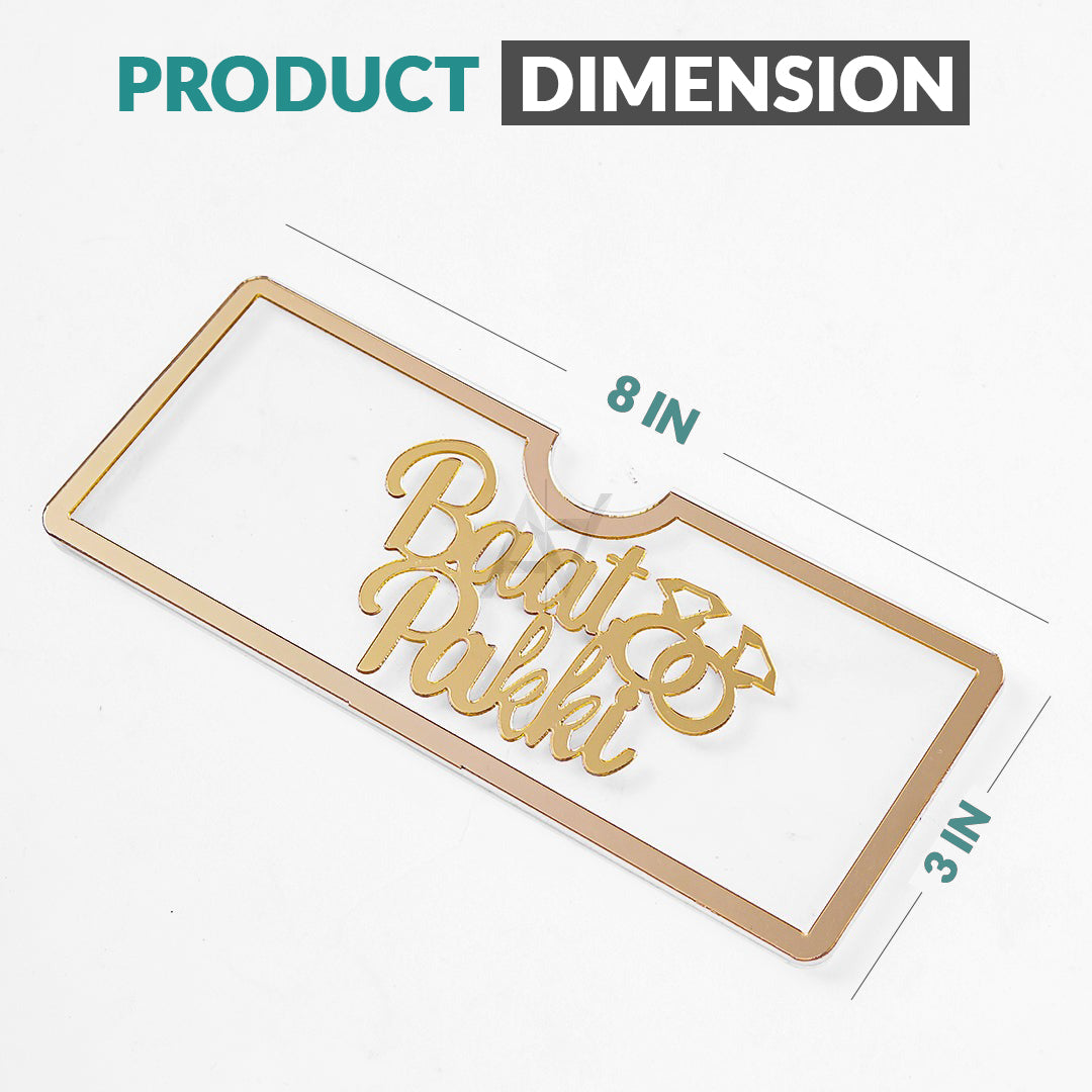 Baat Pakki Acrylic Envelopes