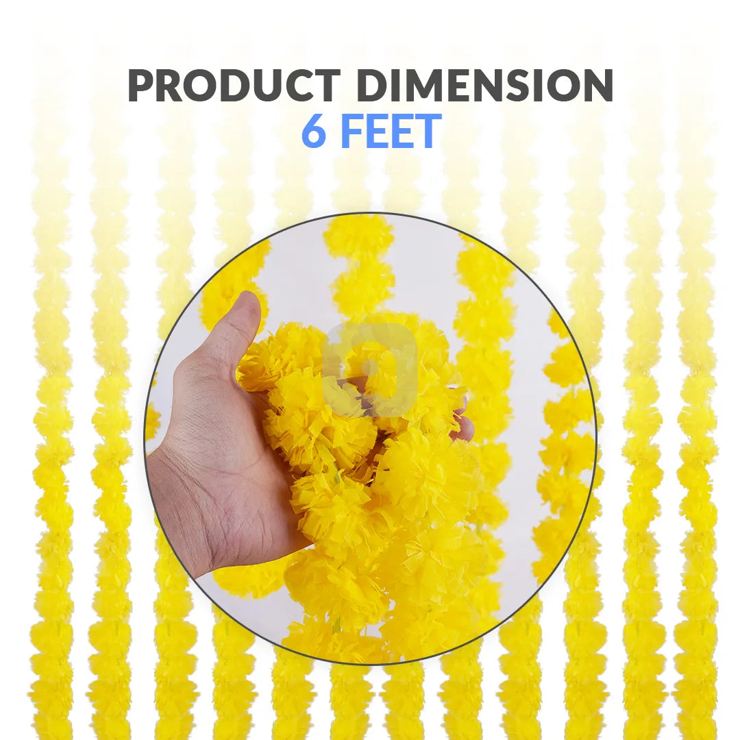 Pom Pom Garland - Lari for Mehndi Mayon Dholki Decoration - Aliakbardecoration