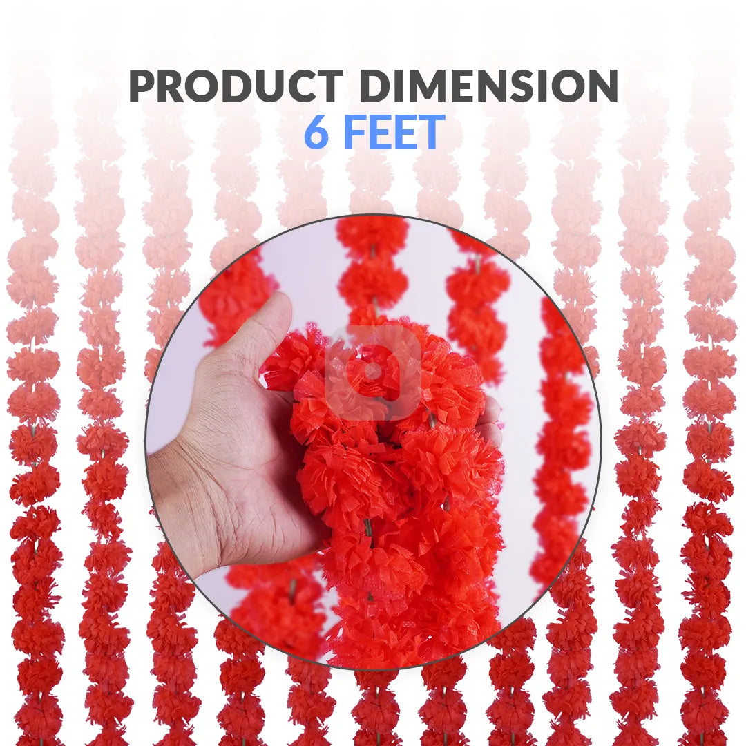 Pom Pom Garland - Lari for Mehndi Mayon Dholki Decoration - Aliakbardecoration